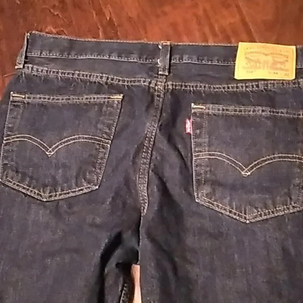 Levi's 501‎ Straight Leg Dark Wash Denim Jeans Classic Fit Size 33x32